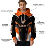 bowling green falcons futuristic pattern orange black hoodie best selling
