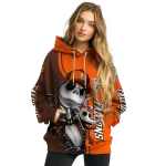 bowling green falcons jack skellington orange hoodie best selling