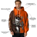 bowling green falcons jack skellington orange hoodie best selling