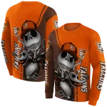 bowling green falcons jack skellington orange hoodie best selling