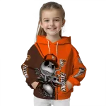 bowling green falcons jack skellington orange hoodie best selling