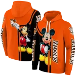 bowling green falcons mickey mouse orange black hoodie best selling