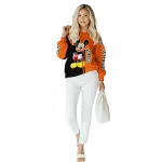 bowling green falcons mickey mouse orange black hoodie best selling