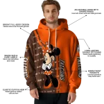 bowling green falcons minnie mouse orange hoodie best selling