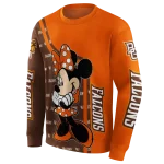 bowling green falcons minnie mouse orange hoodie best selling