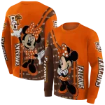 bowling green falcons minnie mouse orange hoodie best selling
