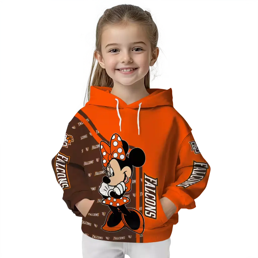 bowling green falcons minnie mouse orange hoodie top rated bowling green falcons minnie mouse orange hoodie top rated