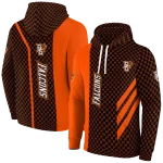 bowling green falcons monogram pattern orange hoodie best selling
