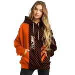 bowling green falcons monogram pattern orange hoodie best selling