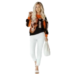 bowling green falcons sugar skull orange black hoodie best selling