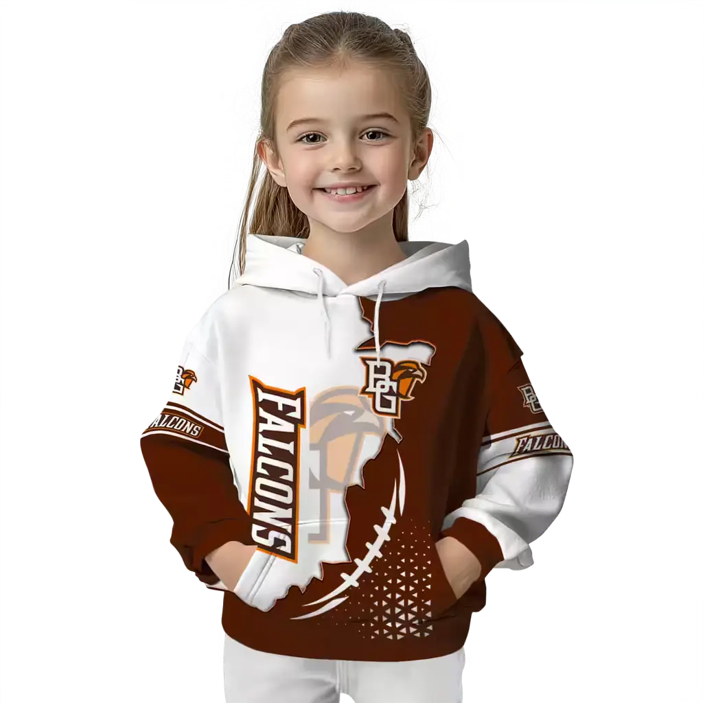 bowling green falcons triangular pattern orange white hoodie top rated bowling green falcons triangular pattern orange white hoodie top rated