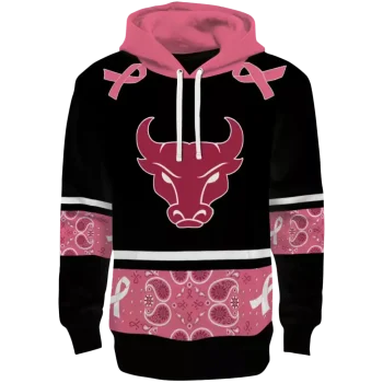 buffalo bulls awareness ribbon black pink hoodie best selling