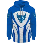 buffalo bulls concentric lines royal blue black hoodie best selling