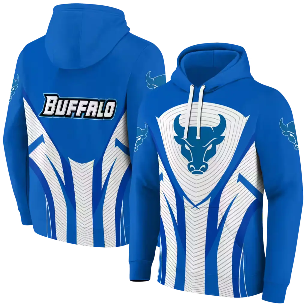 buffalo bulls concentric lines royal blue black hoodie fashion forward buffalo bulls concentric lines royal blue black hoodie fashion forward