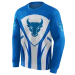 buffalo bulls concentric lines royal blue black hoodie best selling