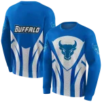 buffalo bulls concentric lines royal blue black hoodie best selling