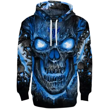 buffalo bulls demonic skull royal blue black hoodie best selling