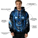 buffalo bulls demonic skull royal blue black hoodie best selling