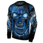 buffalo bulls demonic skull royal blue black hoodie best selling