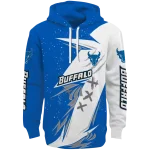 buffalo bulls dynamic slash royal blue white hoodie best selling