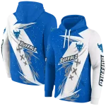 buffalo bulls dynamic slash royal blue white hoodie best selling
