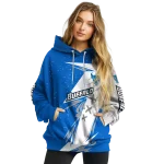 buffalo bulls dynamic slash royal blue white hoodie best selling