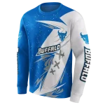 buffalo bulls dynamic slash royal blue white hoodie best selling