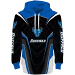 buffalo bulls futuristic pattern royal blue black hoodie best selling