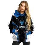 buffalo bulls futuristic pattern royal blue black hoodie best selling