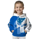 buffalo bulls graphic punisher royal blue white hoodie best selling