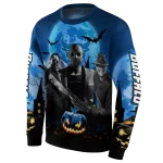 buffalo bulls halloween vibes royal blue black hoodie best selling