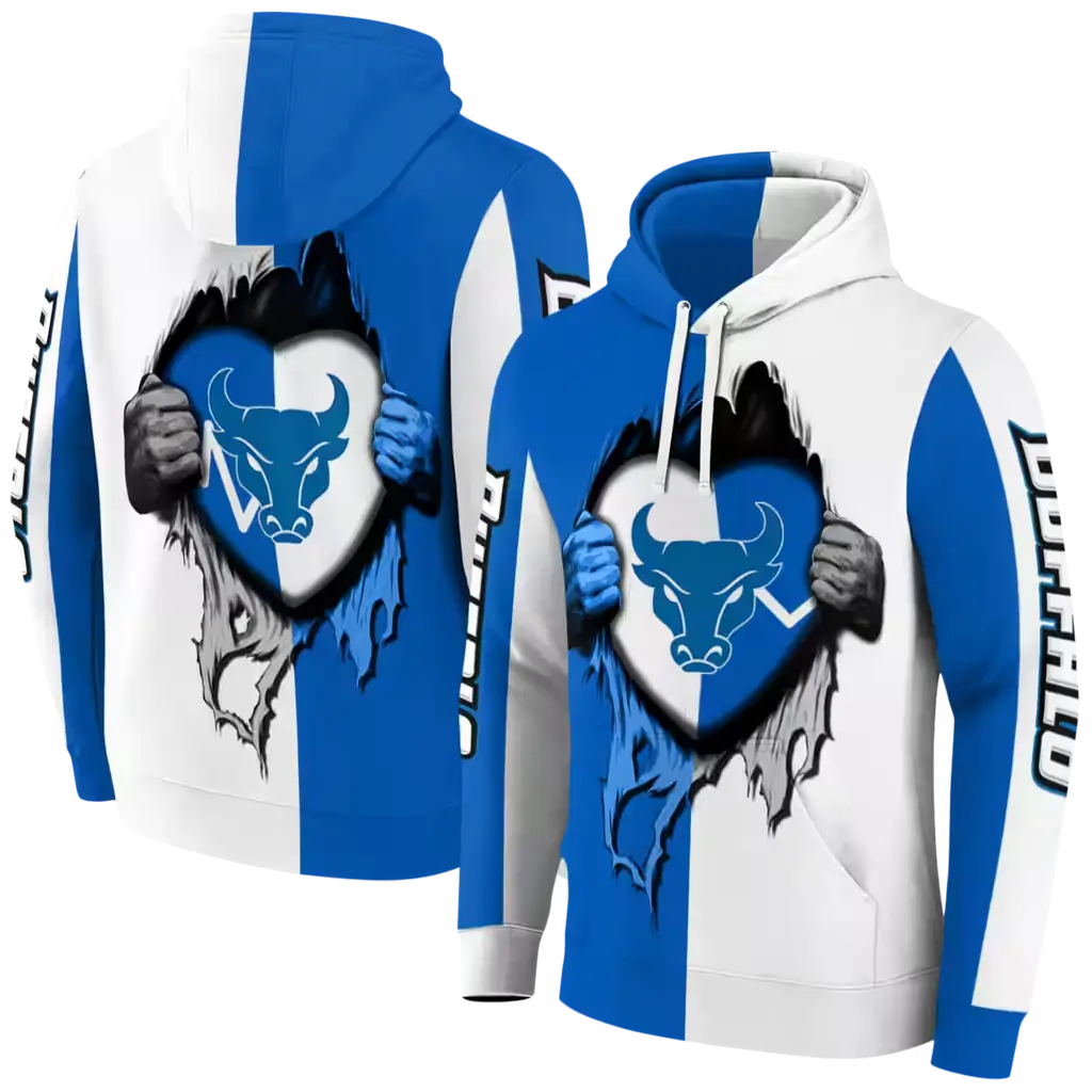 buffalo bulls heartbeat graphic royal blue hoodie fashion forward buffalo bulls heartbeat graphic royal blue hoodie fashion forward