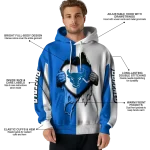 buffalo bulls heartbeat graphic royal blue hoodie best selling