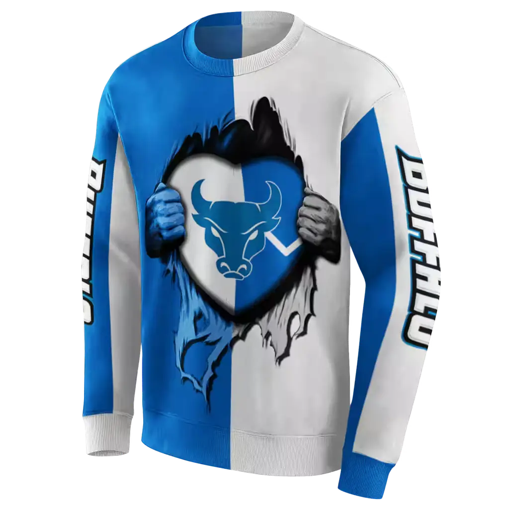 buffalo bulls heartbeat graphic royal blue hoodie new arrival buffalo bulls heartbeat graphic royal blue hoodie new arrival