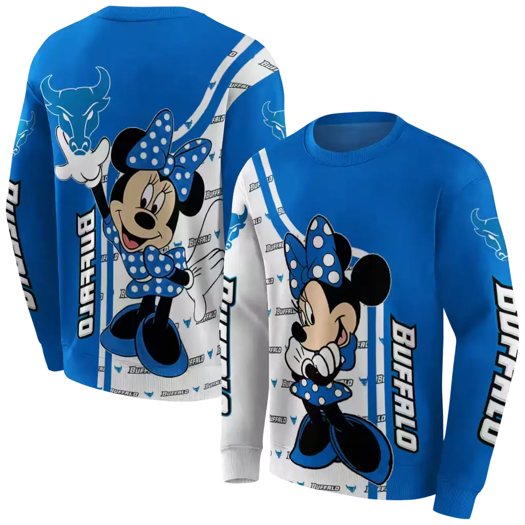 buffalo bulls minnie mouse royal blue hoodie premium grade buffalo bulls minnie mouse royal blue hoodie premium grade