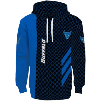 buffalo bulls monogram pattern royal blue hoodie best selling