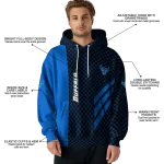 buffalo bulls monogram pattern royal blue hoodie best selling