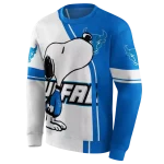 buffalo bulls playful snoopy royal blue hoodie best selling