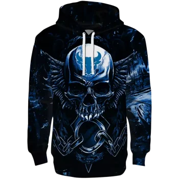 buffalo bulls skull artwork royal blue black hoodie best selling