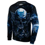 buffalo bulls skull artwork royal blue black hoodie best selling