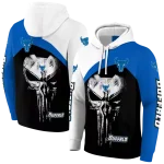 buffalo bulls skull punisher white black hoodie best selling