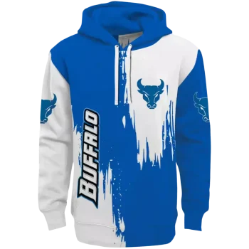 buffalo bulls splatter effect royal blue hoodie best selling