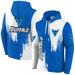 buffalo bulls splatter effect royal blue hoodie best selling