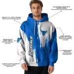 buffalo bulls splatter effect royal blue hoodie best selling