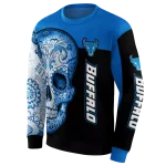 buffalo bulls sugar skull royal blue black hoodie best selling
