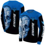 buffalo bulls sugar skull royal blue black hoodie best selling