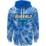 buffalo bulls tie dye pattern royal blue hoodie best selling