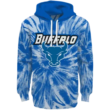 buffalo bulls tie dye pattern royal blue hoodie best selling