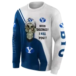 byu cougars achmed skull blue hoodie best selling