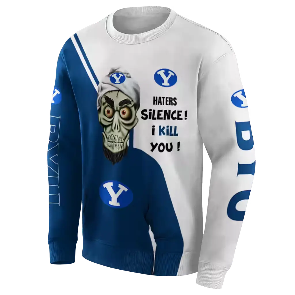 byu cougars achmed skull blue hoodie new arrival byu cougars achmed skull blue hoodie new arrival